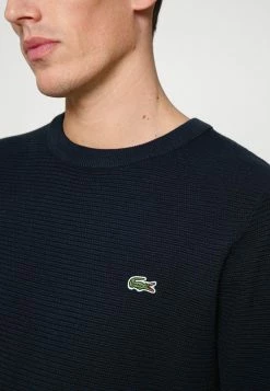 Lacoste Pullover - Navy Blue -Lacoste Soldes Magasin 1a6cee4c06e04410aaaac2eedadedc26