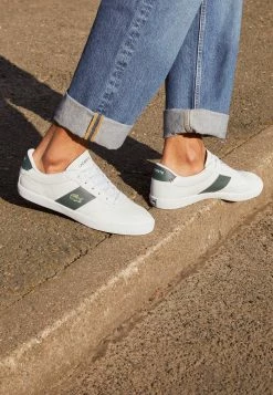 Lacoste COURT MASTER - Baskets Basses - White/dark Green -Lacoste Soldes Magasin 1ac5a085c53f468d854904083924881c