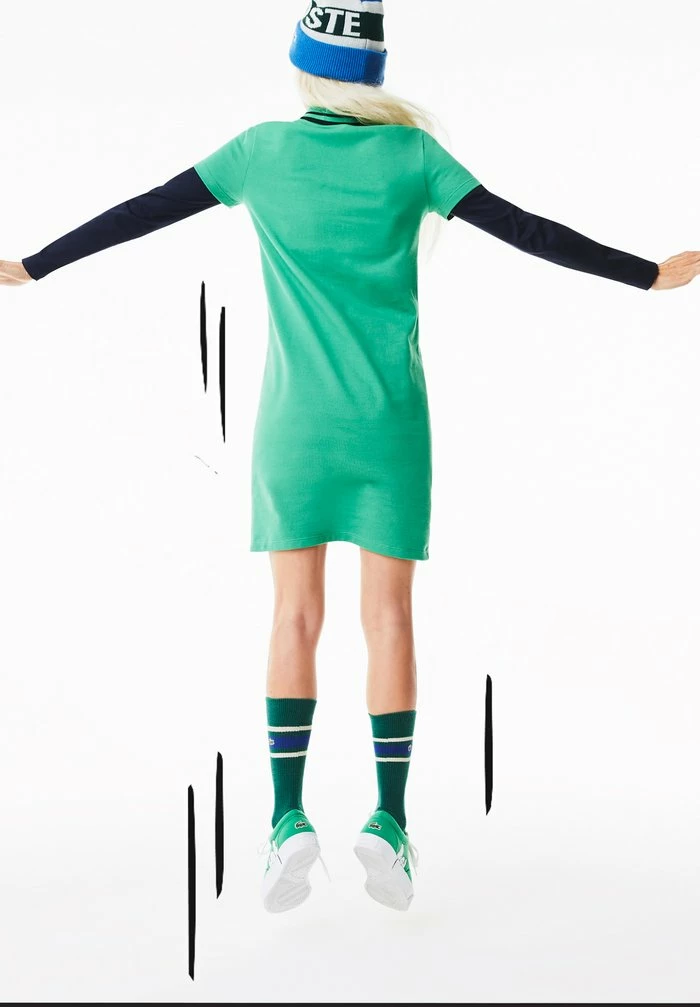 Lacoste Robe En Jersey - Vert 2 Lacoste Robe En Jersey - Vert – Image 2