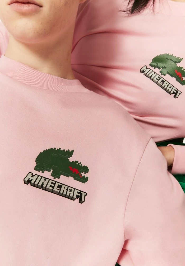 Lacoste MINECRAFT - T-shirt à Manches Longues - Rose 4 Lacoste MINECRAFT - T-shirt à Manches Longues - Rose – Image 4