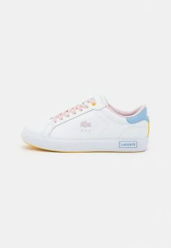 Lacoste POWERCOURT EXCLUSIVE - Baskets Basses - White/light Blue