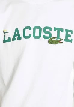 Lacoste T-shirt à Manches Longues - White -Lacoste Soldes Magasin 1ea6bd8ad356412aa5d03cd499c83e9c