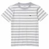 Lacoste TEE TURTLE NECK - T-shirt Imprimé - Gris Chine / Blanc