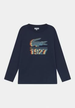 Lacoste TEE TURTLE NECK - T-shirt à Manches Longues - Marine/multi-coloured