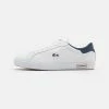 Lacoste POWERCOURT - Baskets Basses - White/navy/red