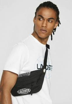 Lacoste UNISEX EXCLUSIVE - Sac Banane - Noir Blanc