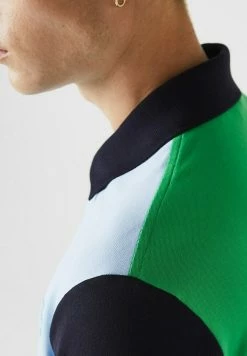Lacoste Polo - Vert/bleu Clair/bleu Marine -Lacoste Soldes Magasin 2091875c416b44239baf6c75b25c518a