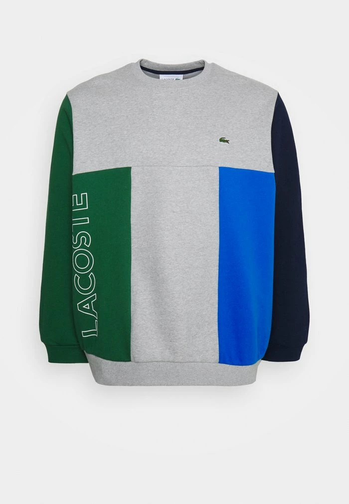 Lacoste PLUS UNISEX - Sweatshirt - Silver Chine/green-navy Blue Royal 5 Lacoste PLUS UNISEX - Sweatshirt - Silver Chine/green-navy Blue Royal – Image 5