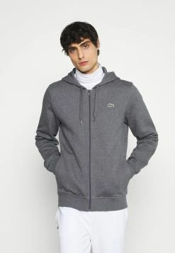 Lacoste PLUS - Sweat à Capuche Zippé - Pitch Chine/graphite Sombre