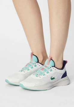 Lacoste RUN SPIN - Baskets Basses - Off White/light Blue