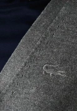 Lacoste Gilet - Gris Chine -Lacoste Soldes Magasin 23e8a767ff3445238190e1fbc23ca55e