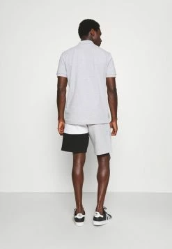 Lacoste Short - Argent Chine/blanc Noir -Lacoste Soldes Magasin 241e568530f94d2e83fad153aeea65e5