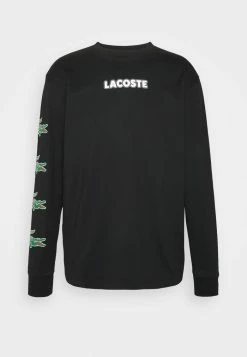Lacoste T-shirt à Manches Longues - Noir -Lacoste Soldes Magasin 2442f2cd1d0f4792b247bec70a2abefb