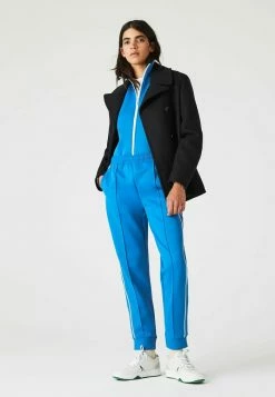 Lacoste Pantalon De Survêtement - Bleu / Blanc