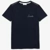 LACOSTE FEMME - T-shirt Imprimé - Bleu Marine Blanc