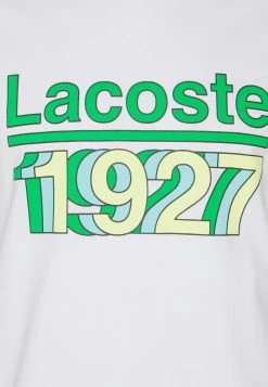 Lacoste T-shirt Imprimé - Blanc -Lacoste Soldes Magasin 250c035e6b8b4147ae0f79f227ee4d08