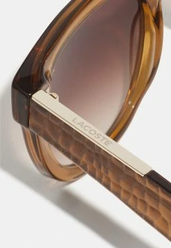 Lacoste Lunettes De Soleil - Transparent Caramel -Lacoste Soldes Magasin 259b8ab20f0a4fc5adef1d2d72b0ca4c