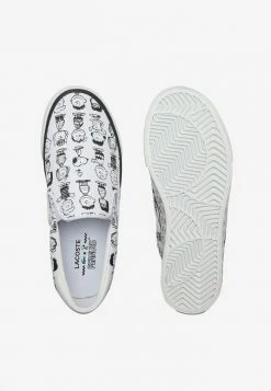LACOSTE X PEANUTS - Baskets Basses - Wht/wht -Lacoste Soldes Magasin 2634d0bf166343b098d183eaeebac70b