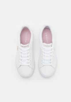 Lacoste LEROND - Baskets Basses - White/light Pink -Lacoste Soldes Magasin 26650aa54de94036812f819928abbc70