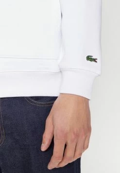 Lacoste Sweatshirt - White -Lacoste Soldes Magasin 26ba85a484374f6c878f1049558c9673