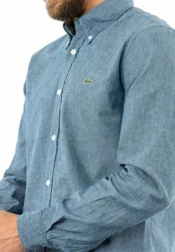 Lacoste CH2967 - Chemise - Bleu -Lacoste Soldes Magasin 26e55d078d804947b9e4a9b7cc621b11