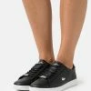 Lacoste CARNABY EVO - Baskets Basses - Black/silver