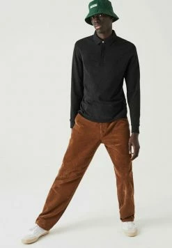 Lacoste HERREN POLOSHIRT REGULAR FIT LANGARM - Polo - Gris