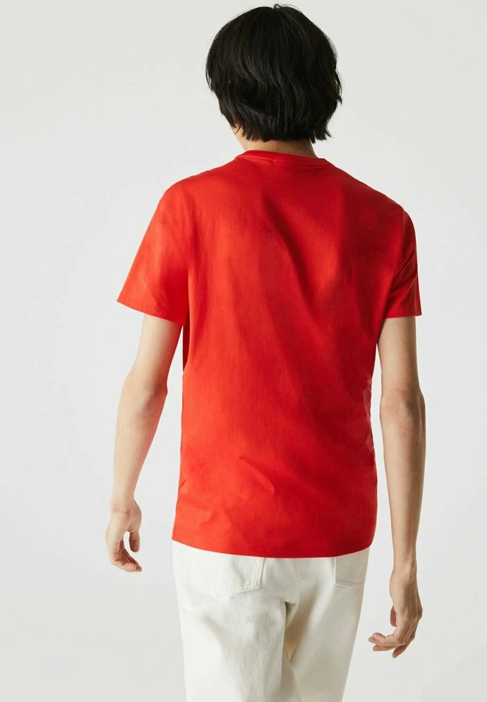 Lacoste T-shirt Basique - Rouge 2 Lacoste T-shirt Basique - Rouge – Image 2