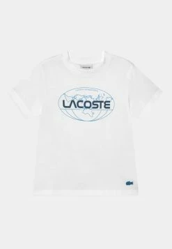 Lacoste UNISEX EXCLUSIVE - T-shirt Imprimé - White