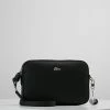 Lacoste SQUARE CROSSOVER BAG - Sac Bandoulière - Black