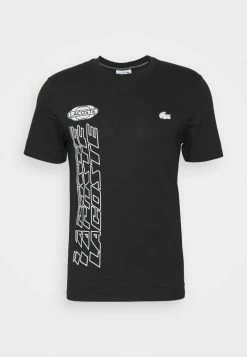 Lacoste EXCLUSIVE - T-shirt Imprimé - Black -Lacoste Soldes Magasin 2a00fcbddb49448091e2ffda482da388