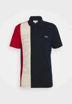 Lacoste Polo - Marine/naturel Clair/rouge -Lacoste Soldes Magasin 2a98606d8cff4b69ae23522f951f9d39