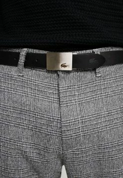 Lacoste REVERSIBLE CURVED BOX - Ceinture - Black/dark Brown -Lacoste Soldes Magasin 2bf41b89cd3347b09ff56ffa523f6e7c