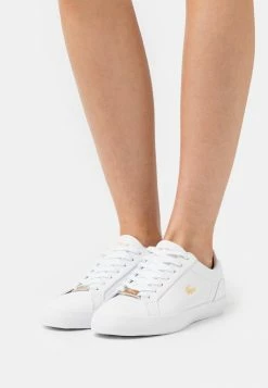 Lacoste LEROND - Baskets Basses - White/gold