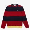 Lacoste Pullover - Bleu Marine/rouge/jaune