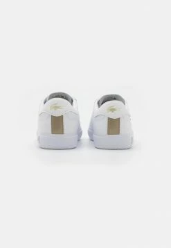 Lacoste POWER COURT - Baskets Basses - White/platinum -Lacoste Soldes Magasin 2c6190c594644054a9bc1f477bd487db