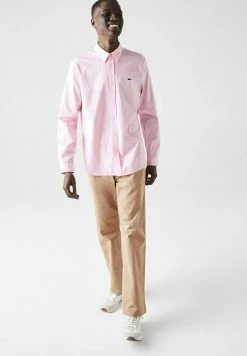 Lacoste Chemise - Blanc/rose Pale
