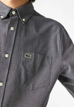 Lacoste Chemise - Bleu Marine / Blanc 10 Lacoste Chemise - Bleu Marine / Blanc -Lacoste Soldes Magasin 2d4840d7ef5f4f6399dd929312767a3c