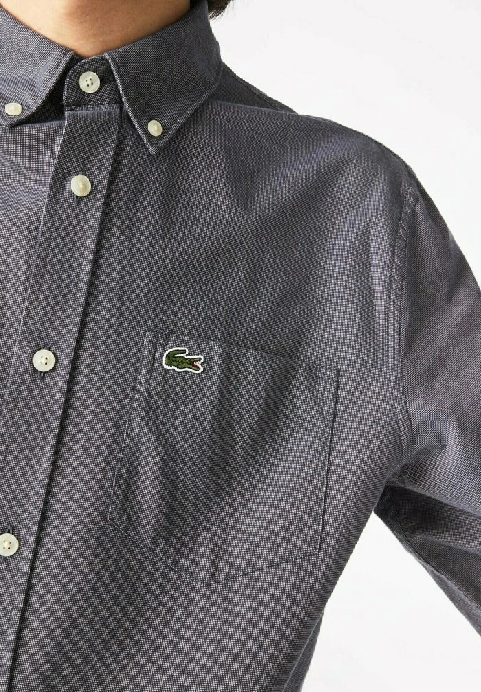 Lacoste Chemise - Bleu Marine / Blanc 5 Lacoste Chemise - Bleu Marine / Blanc – Image 5