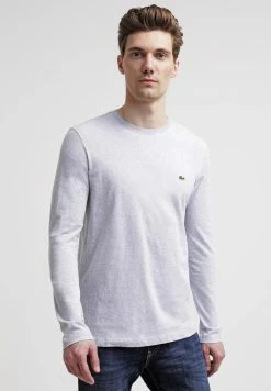Lacoste T-shirt à Manches Longues - Silver Chine