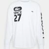 Lacoste T-shirt à Manches Longues - Blanc