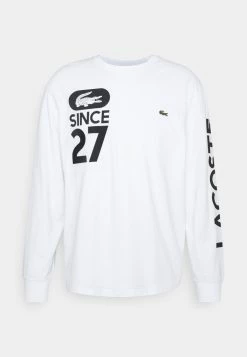 Lacoste Soldes Magasin 21 Lacoste T-shirt à Manches Longues - Blanc