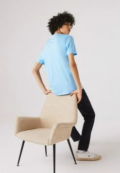 Lacoste T-shirt Basique - Bleu 7 Lacoste T-shirt Basique - Bleu -Lacoste Soldes Magasin 2eed8d6c3f704284aae7617f823ab380