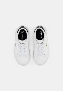 Lacoste POWERCOURT - Baskets Basses - White/black -Lacoste Soldes Magasin 2ff2c51885844e91b755760dfd11e091