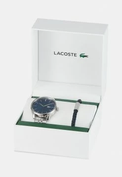Lacoste VIENNA GIFT SET - Montre - Silver-coloured/blue -Lacoste Soldes Magasin 30a4f1dbd47249a5ae1cb1c4fd2c65c0