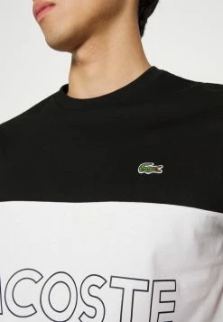 Lacoste T-shirt Imprimé - Black/white/grey -Lacoste Soldes Magasin 318552a675444103a0994a4d0bbd41fa