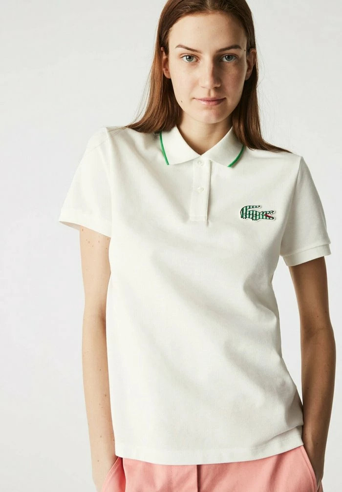 Lacoste Polo - Blanc / Vert 1 Lacoste Polo - Blanc / Vert