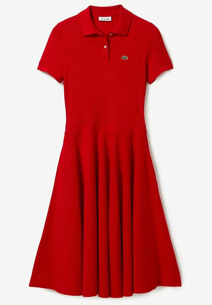 Lacoste Robe En Jersey - Rouge 6 Lacoste Robe En Jersey - Rouge – Image 6