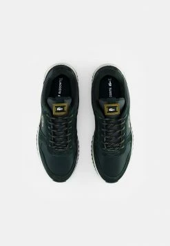 Lacoste JOGGEUR - Baskets Basses - Dk Grn/off Wht -Lacoste Soldes Magasin 33126b62db044d8dbb292376caa99f96