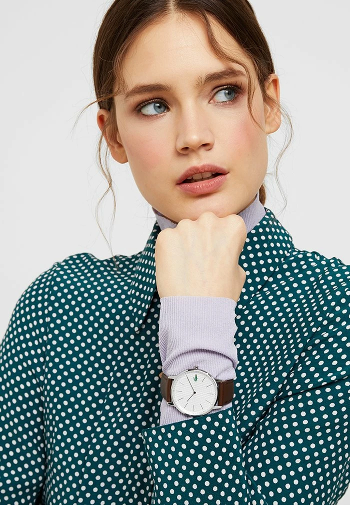 Lacoste MOON - Montre - Silver-coloured/brown 2 Lacoste MOON - Montre - Silver-coloured/brown – Image 2